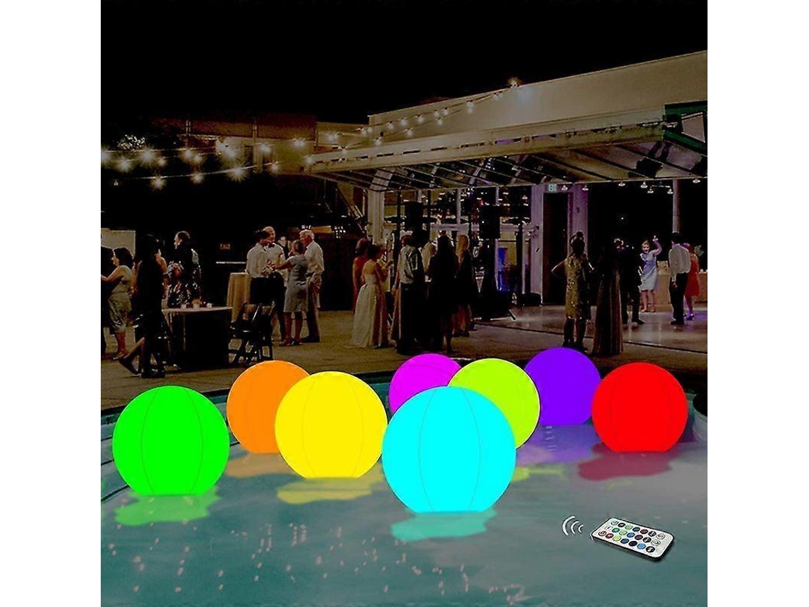 Bola De Praia Inflável Com Luz Led Luxora Pool Toys, 13/16 Cores, Bola Que Brilha No Escuro wsy -aquaforge