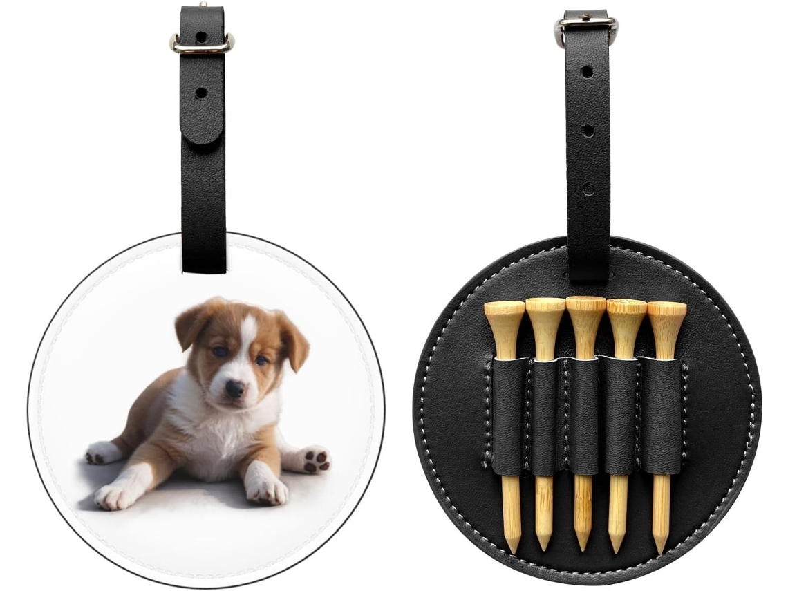 Bolsa para Tees de Golfe , Preta. Fácil de Transportar e Mais Eficiente para Jogar Golfe.
