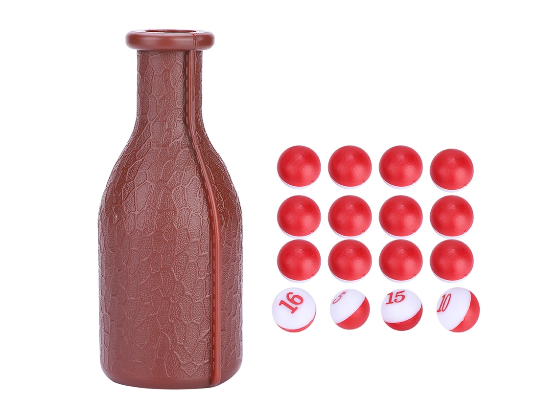 Bottle de Shaker Business com 16 Dados Numerados para Bilhar e Pool