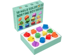 Lurelia Jogo De Encaixe De Madeira Sensorial Com Cores, Para Bebés E Primeira Infância