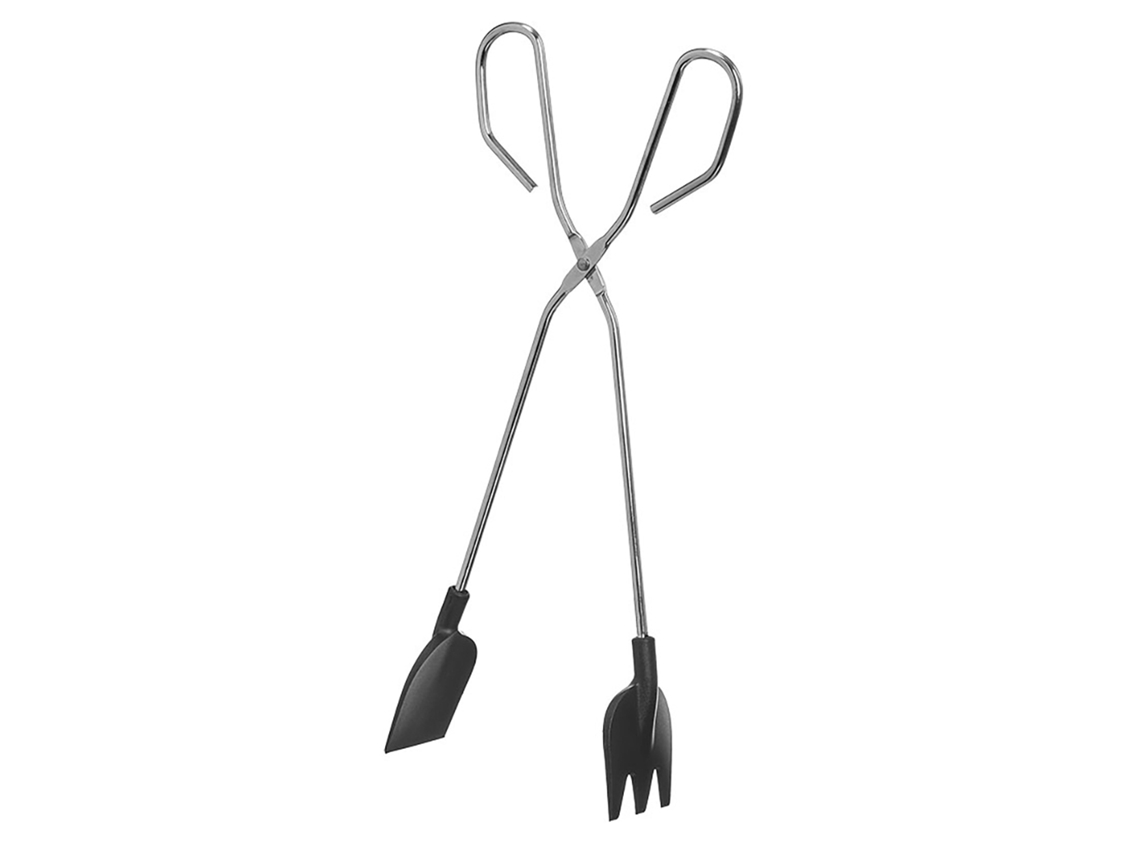 Pinça Preta para Cozinhar em Aço. DAM