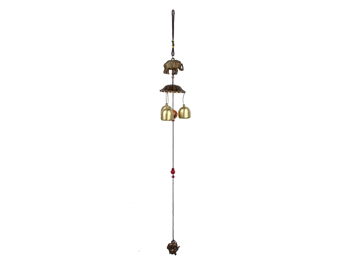 Sino de vento de metal em forma animal decorativo para jardim e casa 02 S/MARCA
