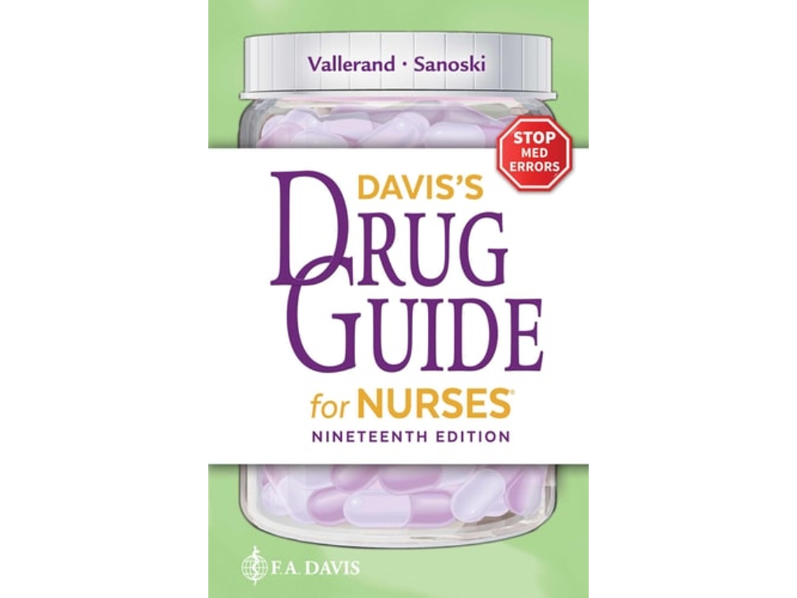 Livro Daviss Drug Guide For Nurses De April Hazard Vallerand E Cynthia A Sanoski (inglês)