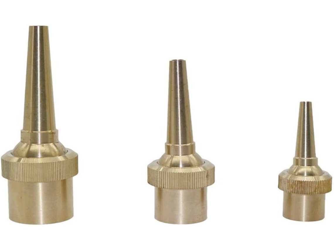 1 Peça Bocal de Irrigação Jardim Ajustável 1/2", 3/4" e 1" em Latão com Injeção Direta, Universal, Cobre, | S/MARCA