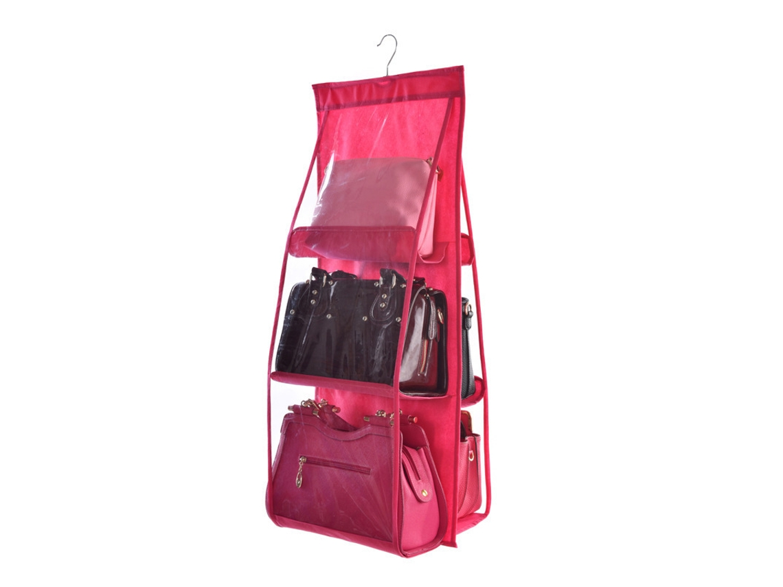 Suporte Para Carteira E Bolsa Suspenso Transparente Verde E Rosa Sunny Spaces*