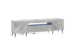 Vidaxl Gabinete De Tv Led Cinzento Cimento Derivados De Madeira