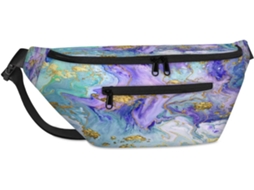 Bolsa de Ombro Tropicallife com Estampa Mármore Colorida 38 X 25 9 19 Cm Impermeável Design Pa Má
