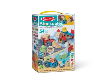 Os Veículos Melissa E Doug 54 Peças Brand