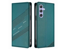 Capa De Couro Com Suporte E Estampa Estilo Punk Para Samsung Galaxy A55 5g