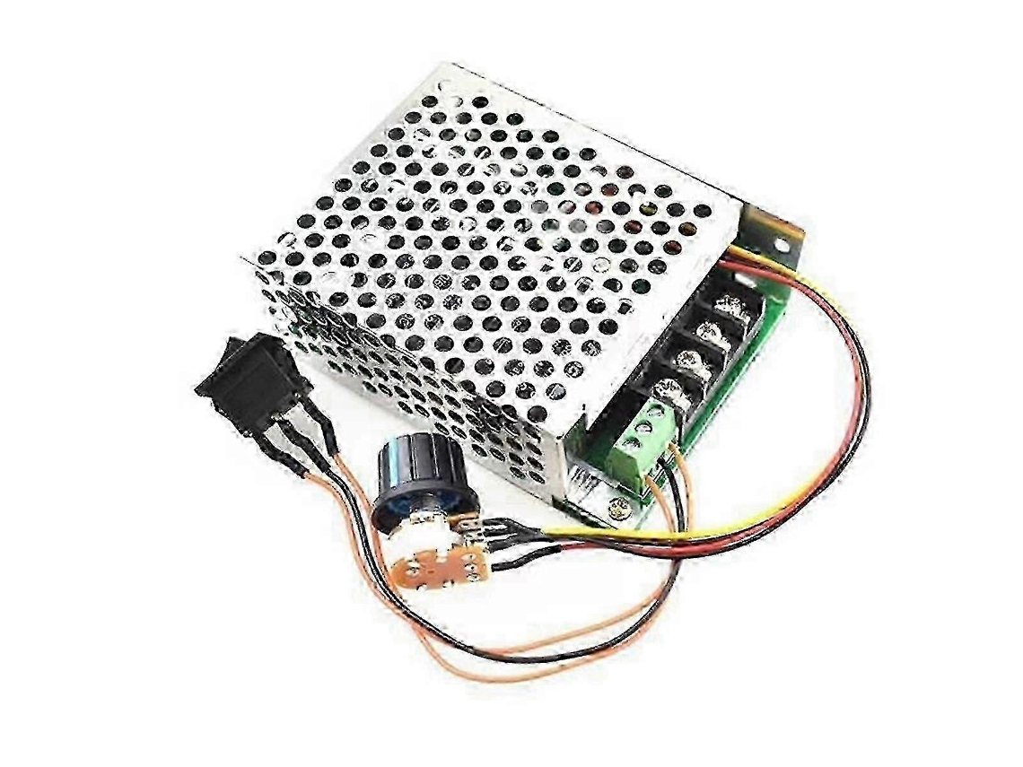 Controlador de velocidade PWM para motor DC 12V/24V/36V/48V com interruptor de avanço e reversão, 40A