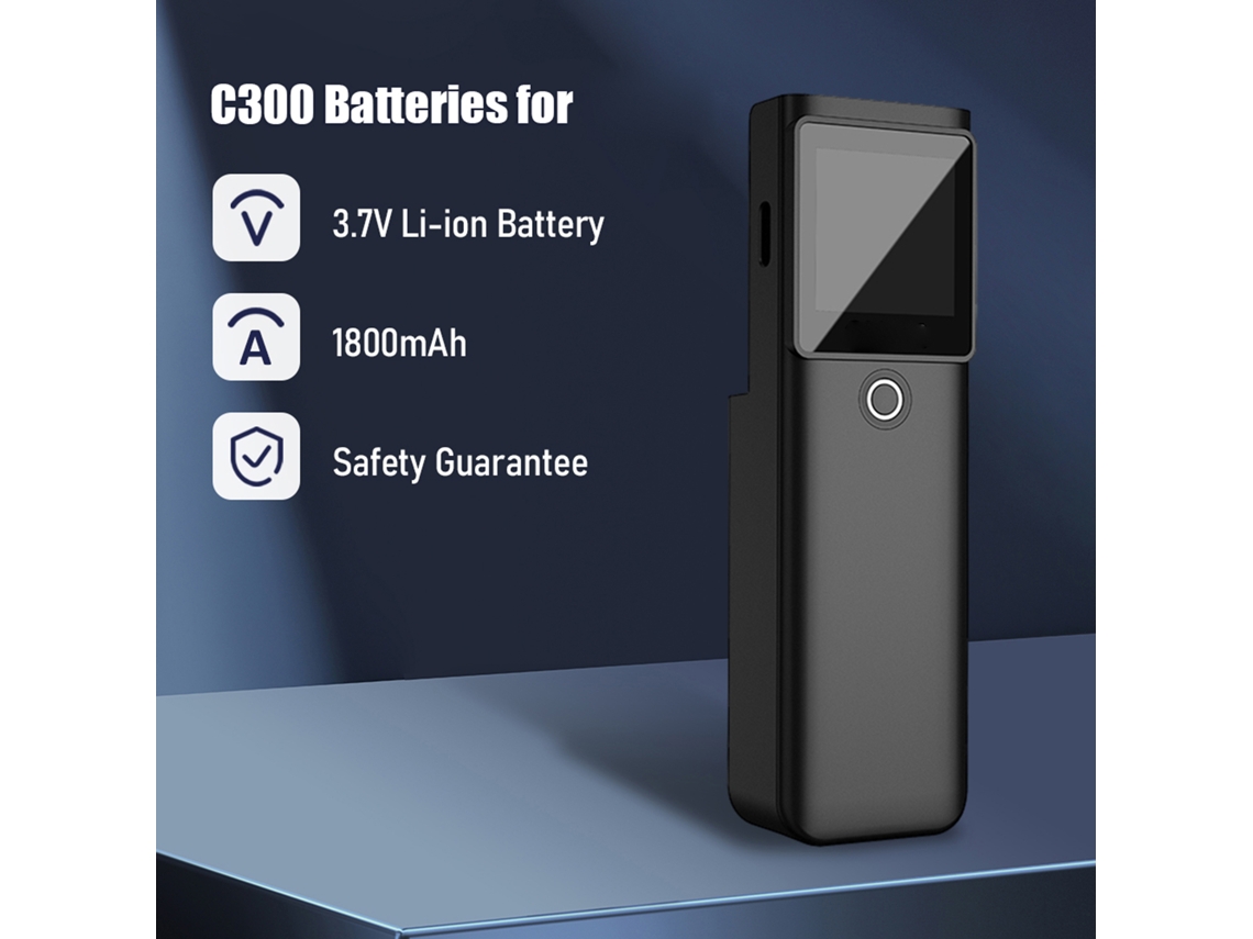 Camera Battery 3.7v 2800mah With 1.33in Touch Screen 1/4in Threaded Hole Handle Compatible With For C300 Series Camera LAXISCREED