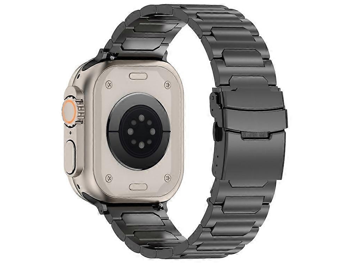 Pulseira De Liga De Titânio Compatível Com Apple Watch Series 9, 8, 7, 41 Mm / 6, 5, 4 Se , Se (2023), Se 40 Mm / 3, 2, 1, 38 Mm Facpoet (2022)