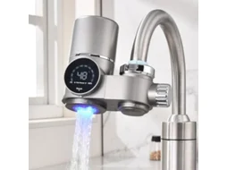 Torneira de cozinha com filtro de água e visor de LED. Remove cloro, metais pesados ​​e sabores desagradáveis. Anti-calcário. Luz azul. Slowmoose (1 unidade).