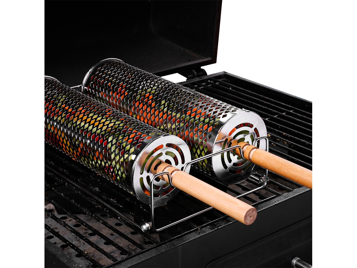 Conjunto De Ferramentas Para Bbq, Em Aço Inox 304, Portátil Para Exterior, Com Cabo Longo, Peças Substituíveis, Para Exterior