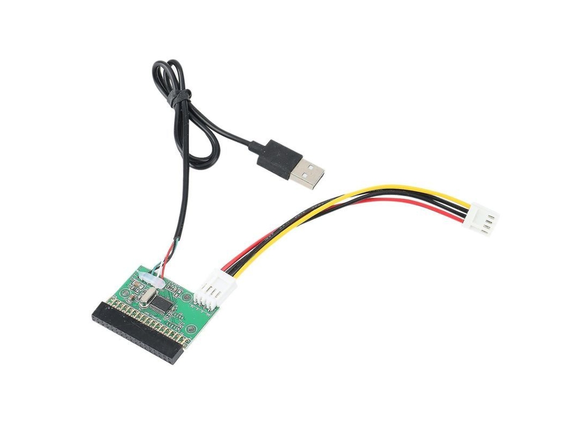 Adaptador de cabo USB para drive de disquete 3.5 polegadas 1.44MB, 34 pinos, com placa PCB | S/MARCA