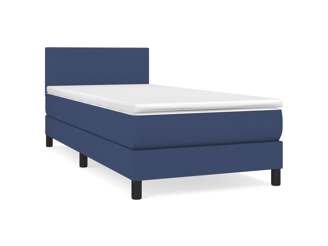 Box Spring Bed, Box Spring Beds Vidaxl Azul Tecido (80 X 200 Cm)