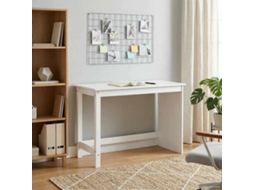 Vidaxl Mesa Branco 112 X 50 X 75 Cm Madeira De Pinho Sólido