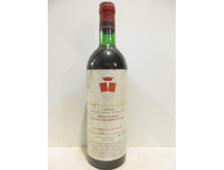 Vinho Tinto CHÂTEAU DU GABY 1970 (75 cl - 1 unidade)