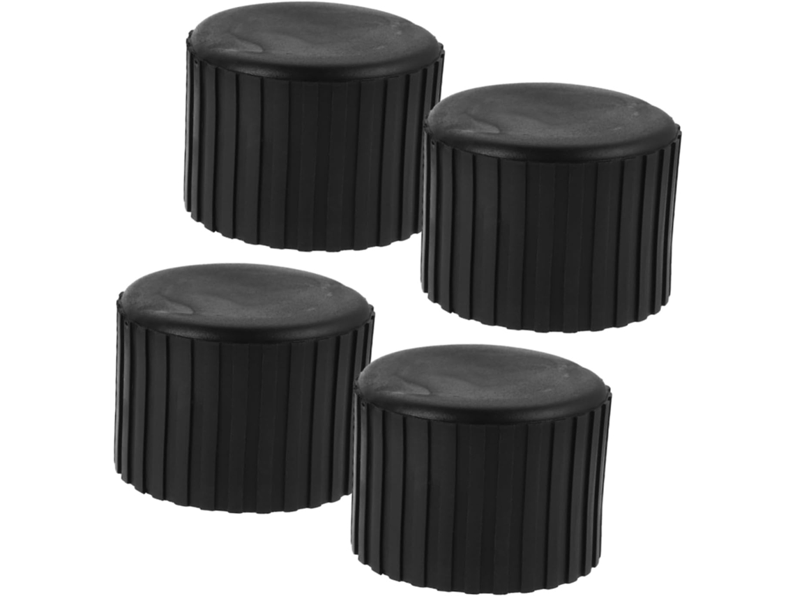 Vicasky Conjunto De 4-protetores Borracha Antiderrapantes Para Pés Aparelhos Ginástica E Equipamentos Fitness Protegem