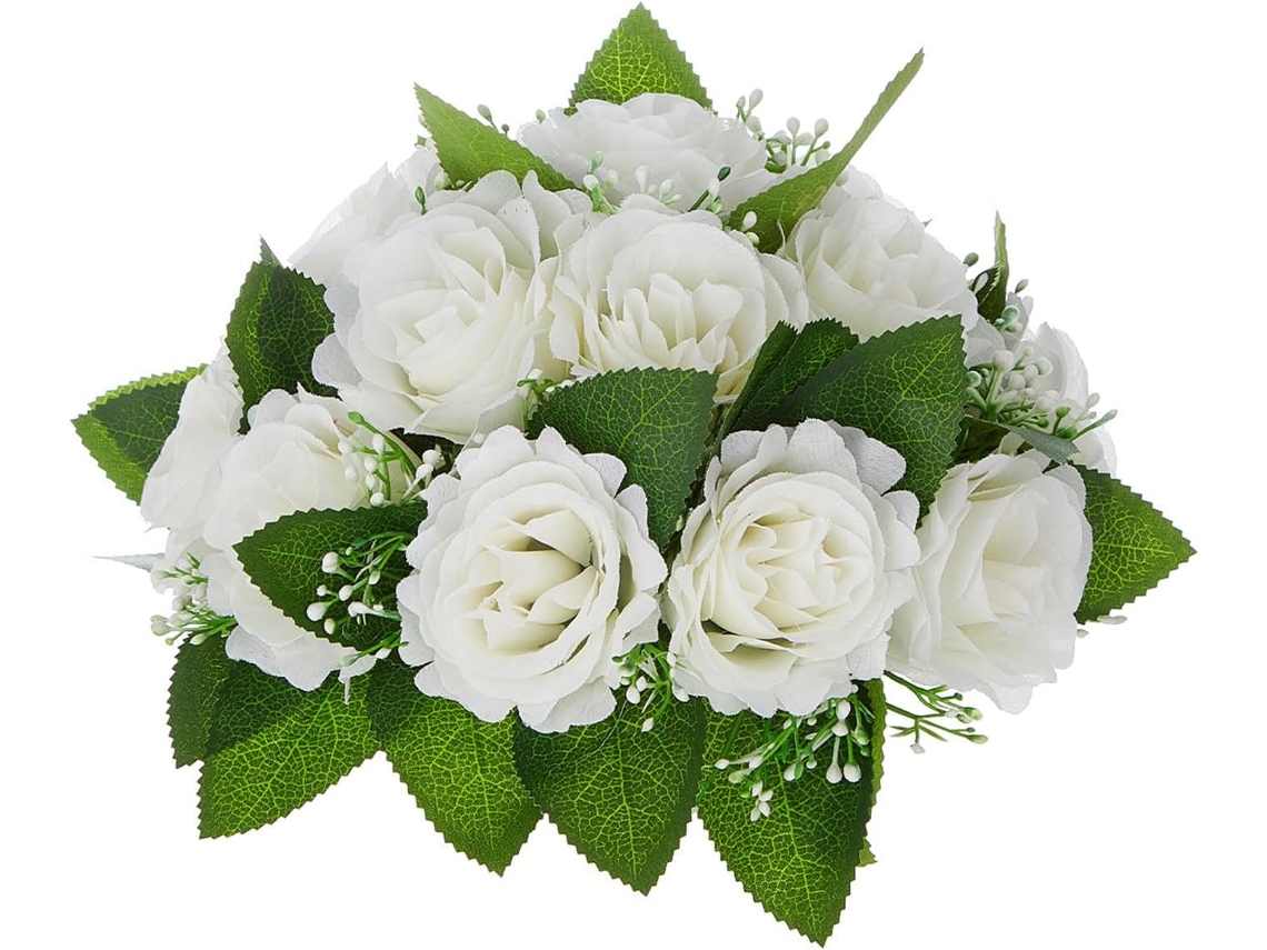 Rosas Artificiais Para Arranjos De Mesa, Festas De Casamento E Decoração De Ambientes.