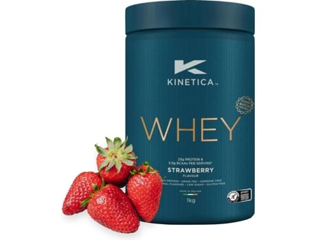 Proteína KINETICA Whey Morango (1 kg)