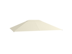 Toldo de substituição para pavilhão, tecido poliéster 180g/m², anti UV, 3x4m, creme BTFORUS