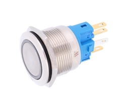 Interruptores Push button 2 Dc 12 24v 22mm Auto bloqueio