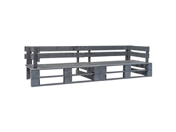 Pallet Sofa, Pallet Sofas Vidaxl Cinzeto Madeira De Pinho Impregnada (n/a)