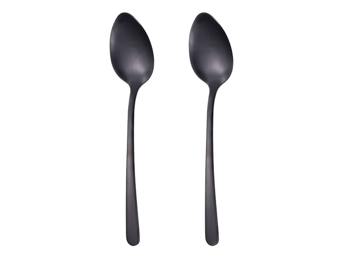 21cm Faca De Aço Inox ''black'' 2 Peças