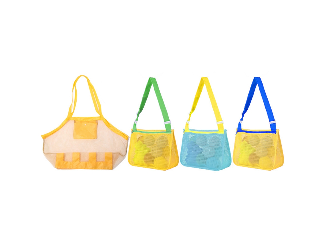 Conjunto 4 Bolsas De Armazenamento De Malha Para Brinquedos De Praia Yuysan (ab04)