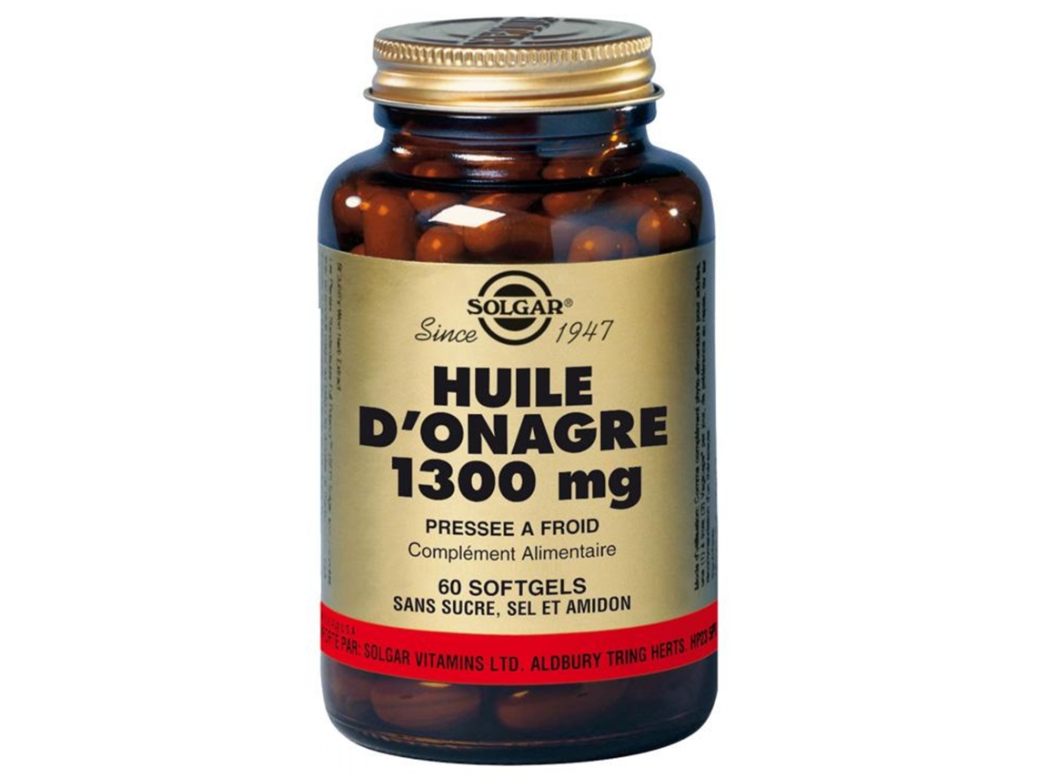 Solgar Óleo de Prímula 1300 Mg 60 Cápsulas SOLGAR