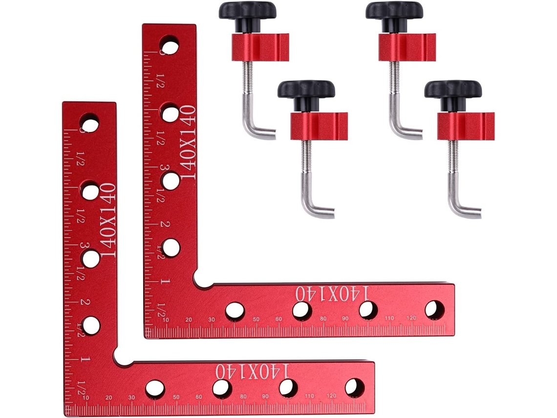 Peças De Moldura Quadrada Para Armário, Gaveta, Posicionamento De 90 Graus, Ângulo Reto, Grampos De Canto Quadrado Para Marcenaria Zeuxo