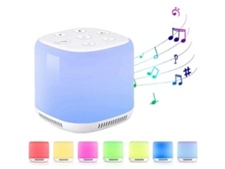 Aparelho de Som de Ruído Branco Recarregável Via Usb com Luz Led para Auxiliar no Sono. TAISHENGDA