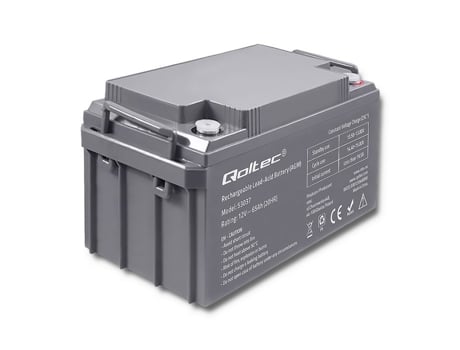 53037 Agm Battery | 12v | 65ah | Max 780a Qoltec