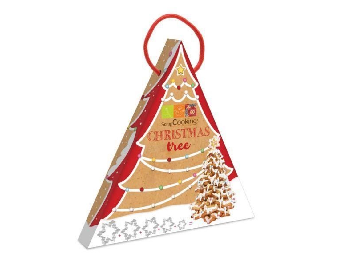 Forma De Silicone - Scrapcooking - Kit De Cortadores - Tema Natal - 16x6x0,8 Cm - Manutenção Fácil