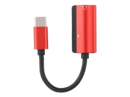 Adaptador Áudio LAXISCREED 3.5mm para Type c Carga