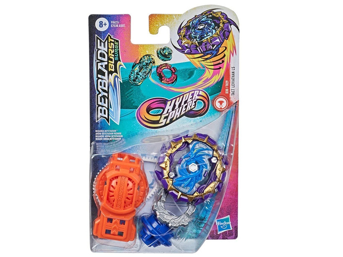 Pião BEYBLADE Lançador Hypersphere Tact Leviathan L5