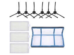 Conjunto De Peças De Reposição Para Escovas Laterais Com Filtro Para Aspirador De Pó Robô V3 V3s V5 V5s V5s Pro