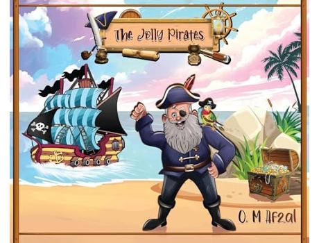 Livro The Jolly Pirates de O M Afzal (Inglês - Capa Dura)