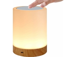 Luminária de Led Sensível Ao Toque para Quarto, Sala de Estar e Escritório, Luminária de Cabeceira com Sensor Rgb para Mudança Cor BRILVIBERA