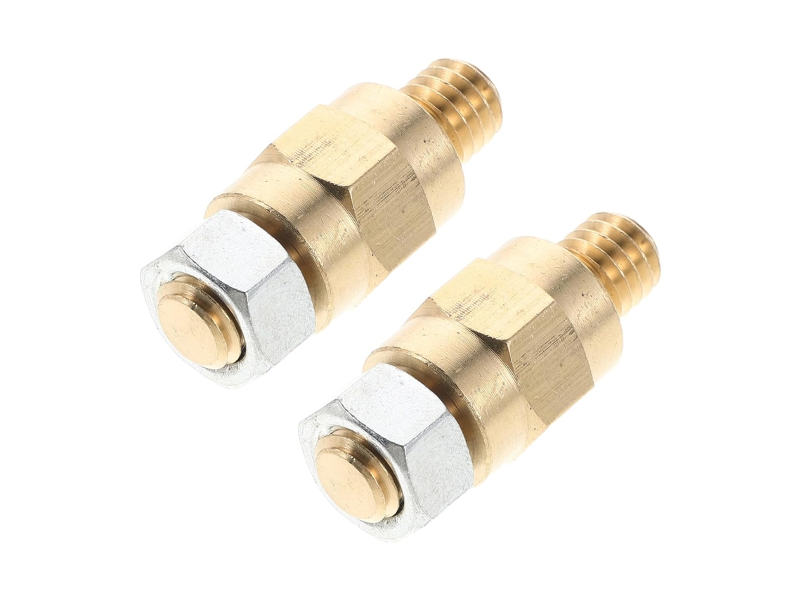Adaptador De Conexão De Ferro Com Parafuso De Terminal Lateral De Latão E Porcas De Fixação