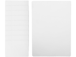 Lote De 10 Folhas Transparentes Para Decalque, 22x14 Cm, Em Pvc Sólido, Folhas Para Estêncil.