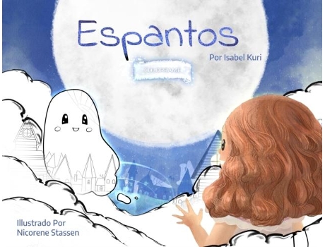 Livro Espantos Coloreame de Isabel Kuri (Inglês)