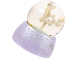 Bola De Cristal Decorativa Em Resina, Com Pequena Base De Metal. Esfera De Cristal Transparente Para Decoração De Casa Bola De Cristal Gokoco