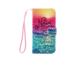 Capa de bracelete de couro EOOCOO com suporte e slot para cartão