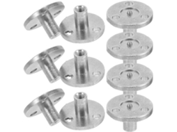 Conjunto 10 Peças Prata Caixa Música Ideal Montar Próprio Mecanismo Substituir Reposição Presentear Familiares GOKOCO