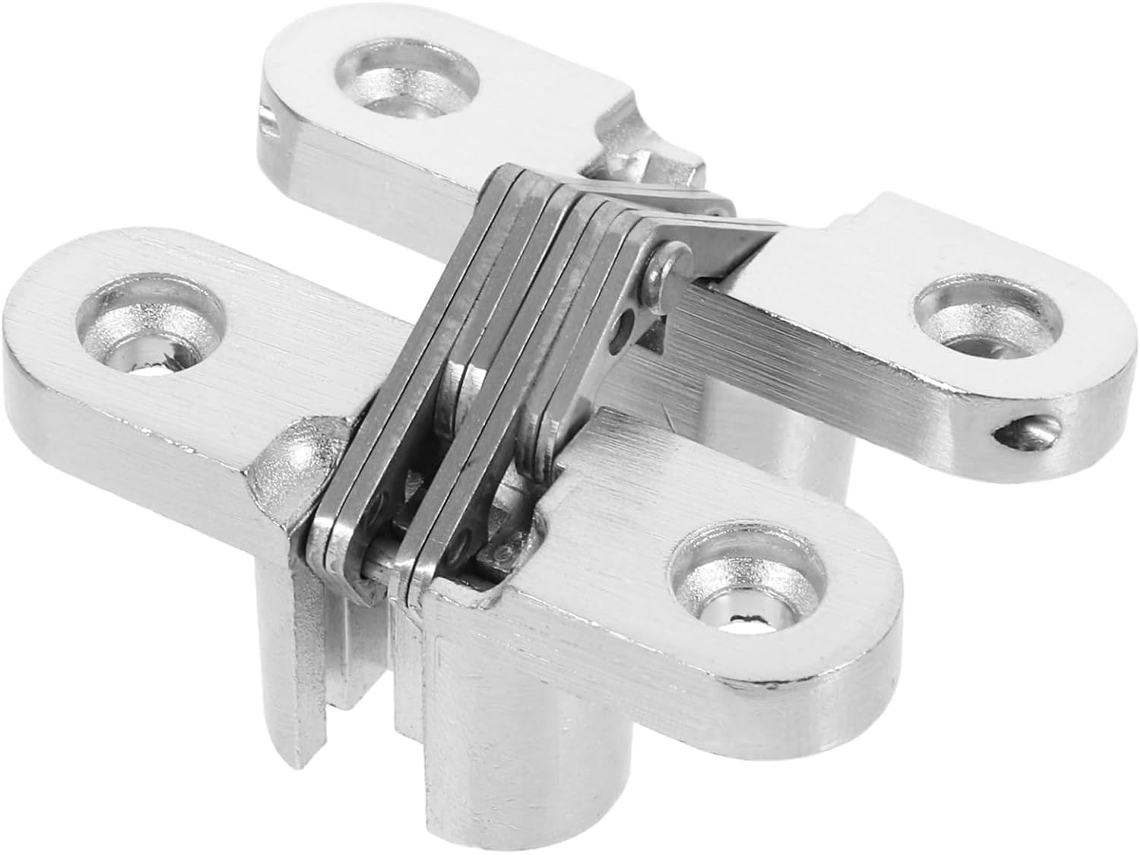 Dobradiças Cruzadas Ocultas Para Portas Sanfonadas. Kit De Escondidas
