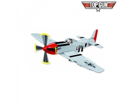 Avião COBI Top Gun Avioneta Mustang P-51D