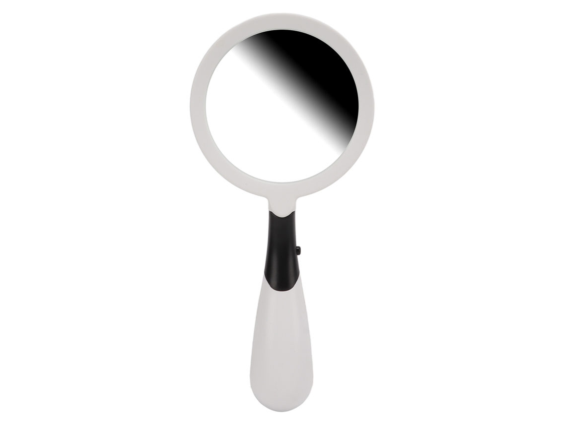 Lupa Portátil De Mão Com Luz Led Efeito De Amplificação Hd Para Observação E Detecção