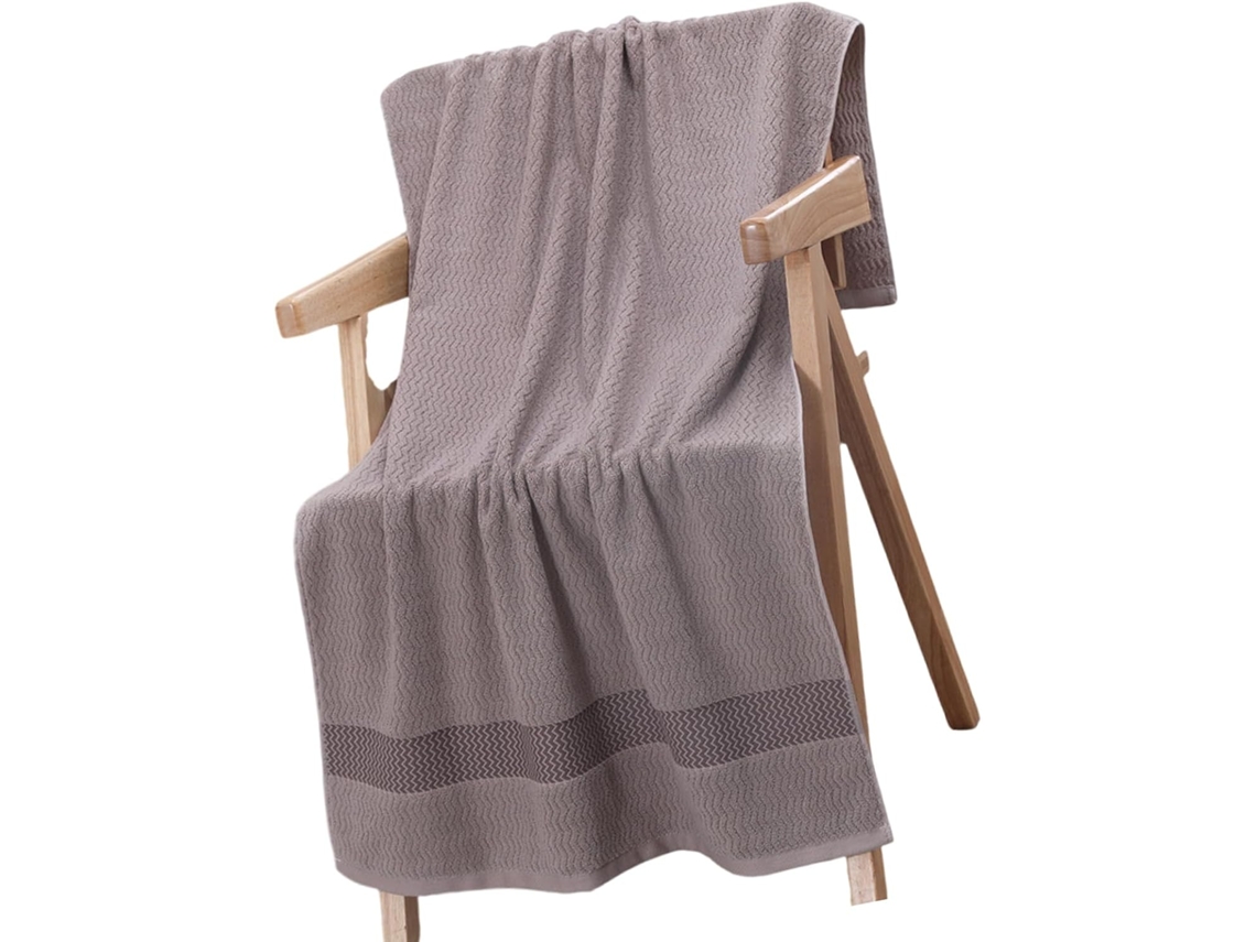Toalha De Algodão Macia E Absorvente, De Secagem Rápida, Ideal Para Casa E Praia.